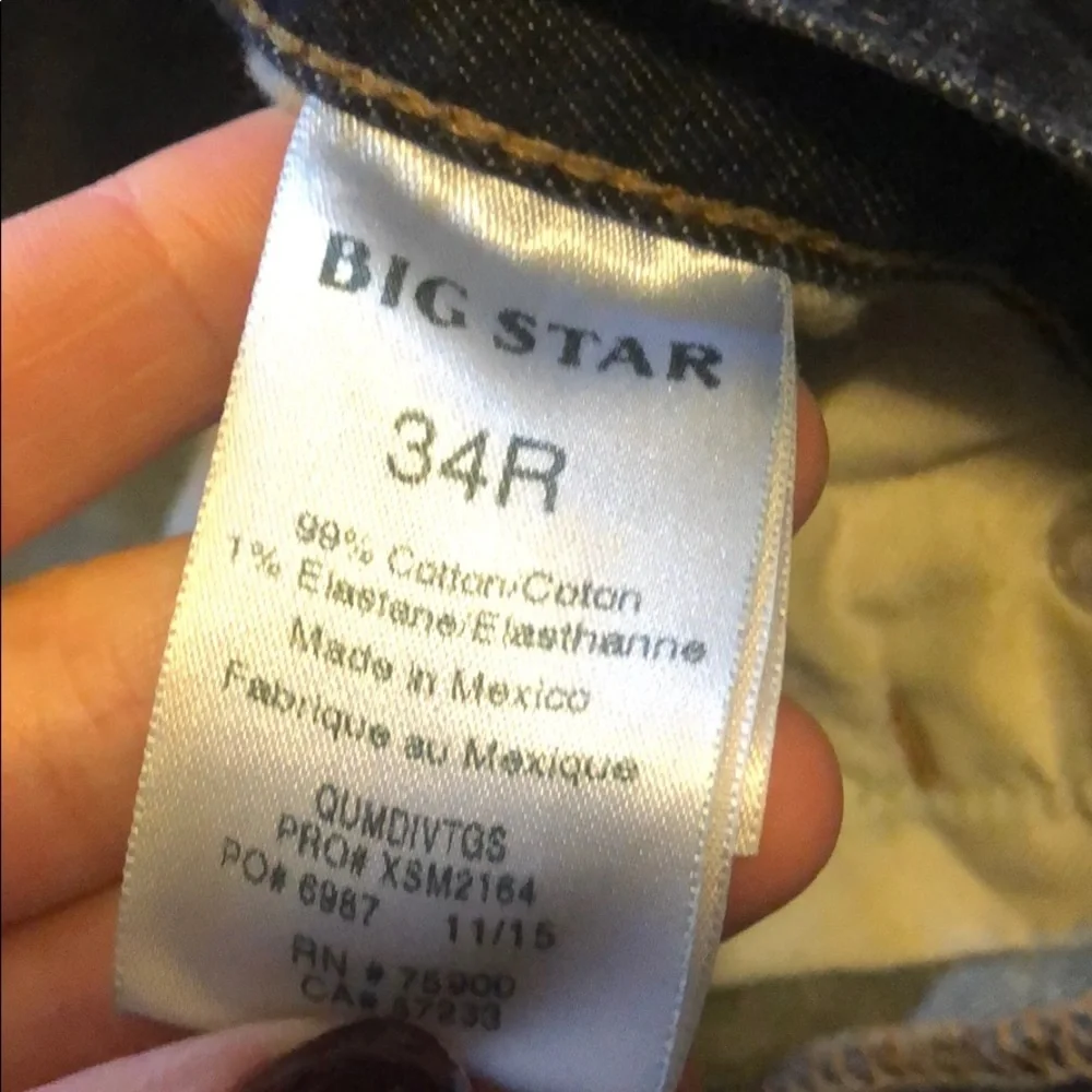 Big star division straight 34r